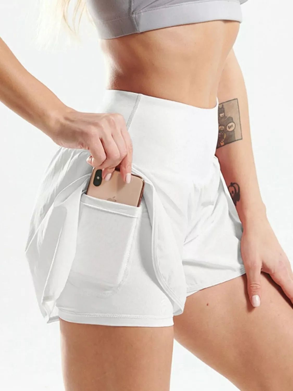 Pocketed High Waist Active Shorts - Cozy & Co. Market