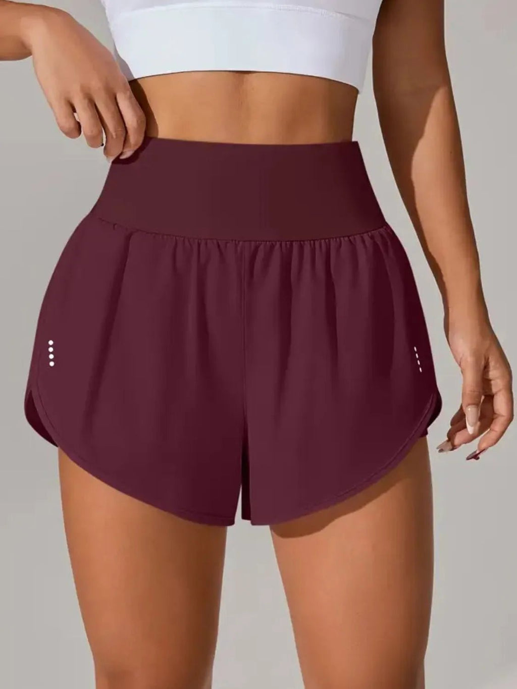 Pocketed High Waist Active Shorts - Cozy & Co. Market