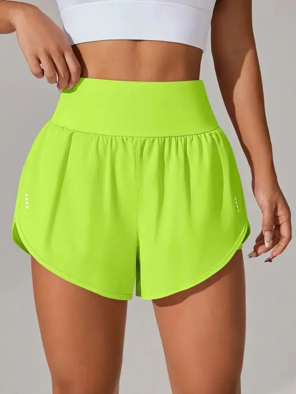 Pocketed High Waist Active Shorts - Cozy & Co. Market