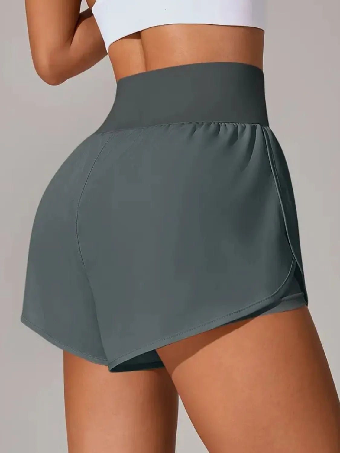 Pocketed High Waist Active Shorts - Cozy & Co. Market