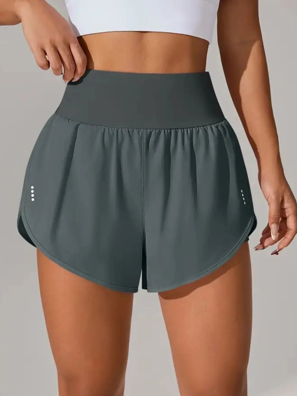 Pocketed High Waist Active Shorts - Cozy & Co. Market