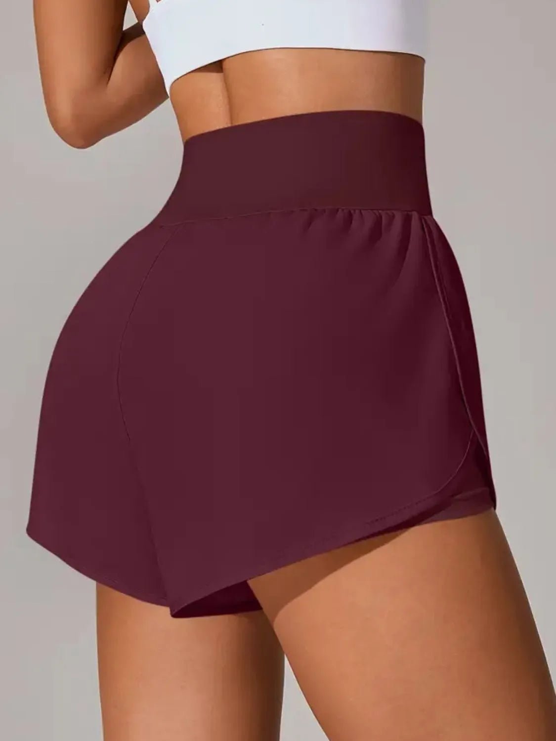 Pocketed High Waist Active Shorts - Cozy & Co. Market