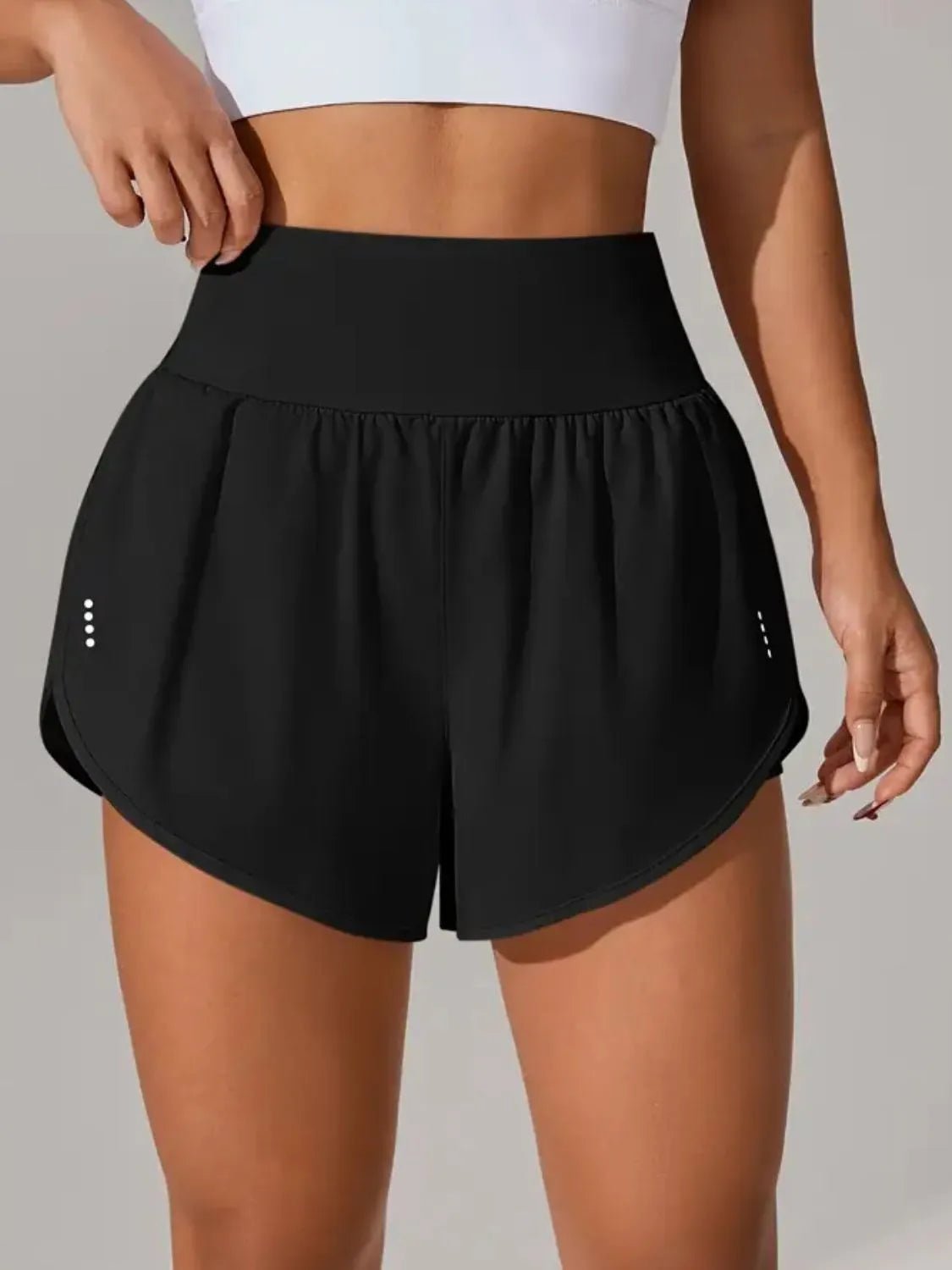 Pocketed High Waist Active Shorts - Cozy & Co. Market