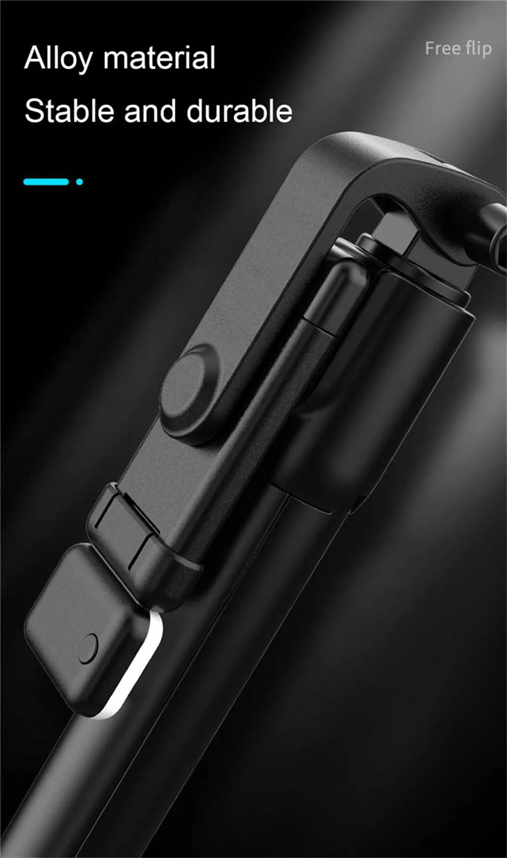 Portable Bluetooth Selfie Stick Tripod Holder with Remote Shutter Fill Light Extendable Wireless Remote Retractable Phone Stand - Cozy & Co. Market