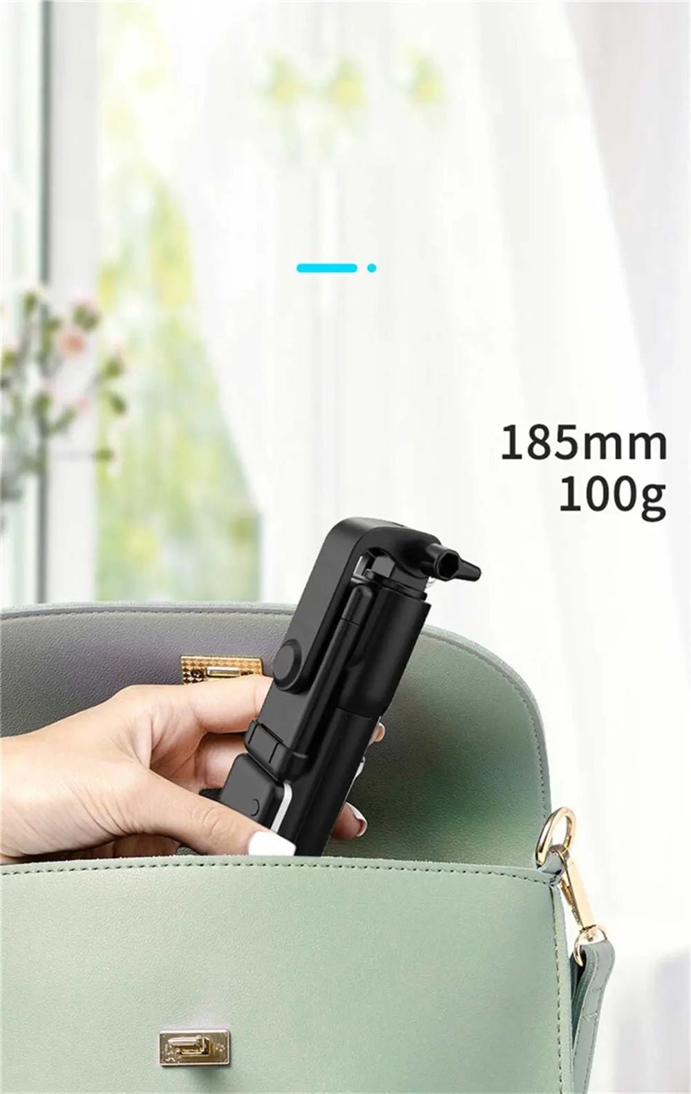 Portable Bluetooth Selfie Stick Tripod Holder with Remote Shutter Fill Light Extendable Wireless Remote Retractable Phone Stand - Cozy & Co. Market