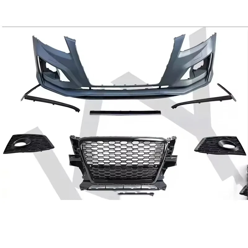 PP Material RSQ5 Style Tunning Front Bumper Body Kit for Audi Q5 8R.5 2013 2014 2015 2016 2017 2018 - Cozy & Co. Market