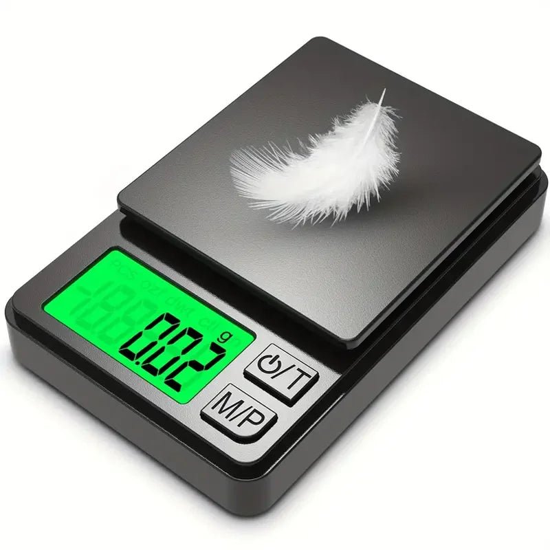 Precision Pocket Scale 1000g X 0.1g - Digital Gram, Food, Jewelry, Ounces/Grains Scale with Backlit LCD - Mini Scale for Travel - Cozy & Co. Market