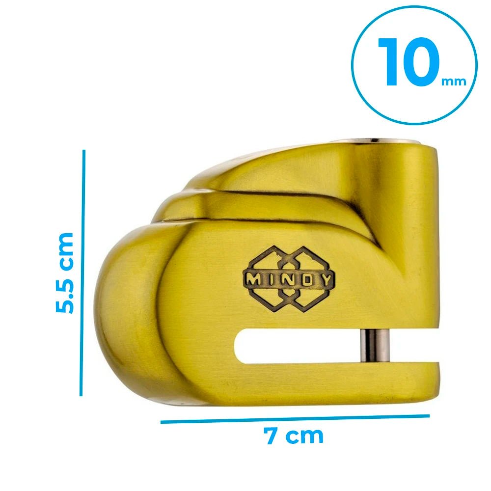 Premium Steel Disc Brake Lock for Motorcycles Cylindrical Key Elegate Model FEL.D2.60 Front Wheel Security Chain New for - Cozy & Co. Market