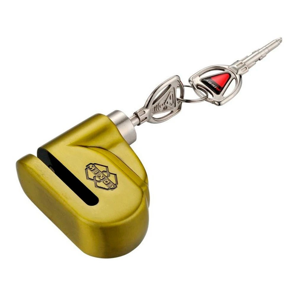 Premium Steel Disc Brake Lock for Motorcycles Cylindrical Key Elegate Model FEL.D2.60 Front Wheel Security Chain New for - Cozy & Co. Market