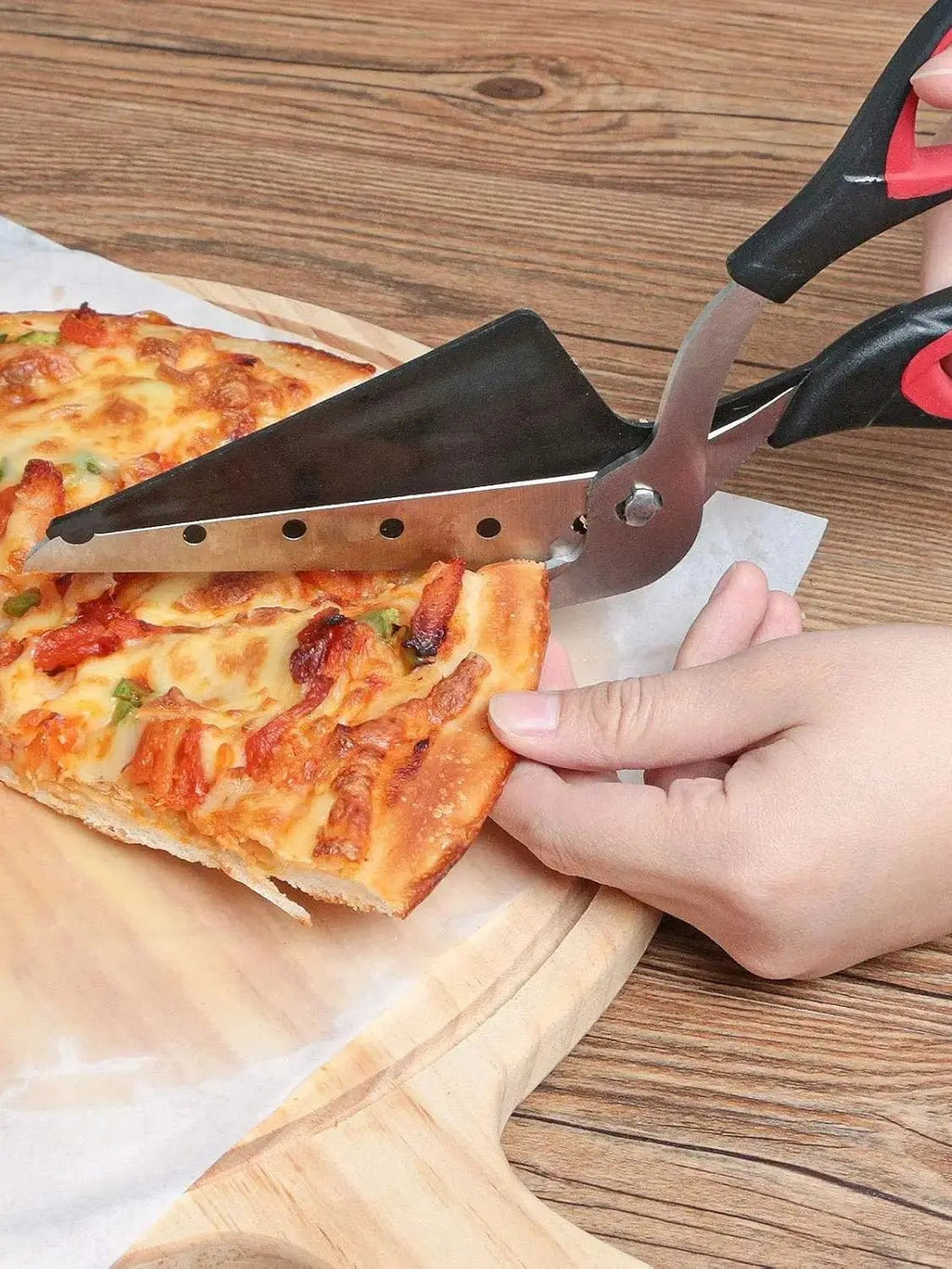 Professional Pizza Scissors Detachable Sharp Stainless Steel Blade Pizza Cutter Scissors Easy Cutting Pizza Spatula Slicer Tools - Cozy & Co. Market