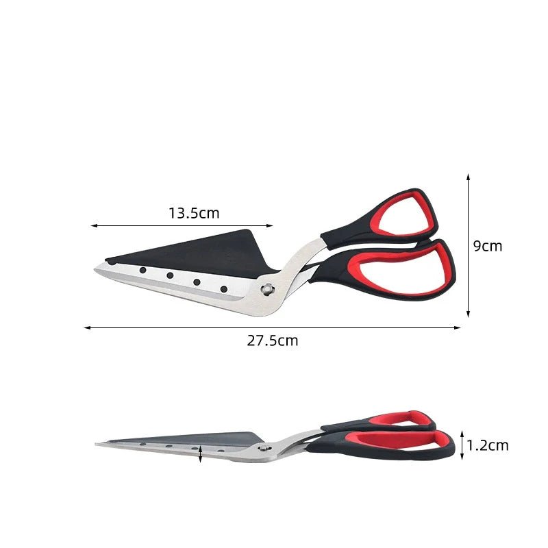 Professional Pizza Scissors Detachable Sharp Stainless Steel Blade Pizza Cutter Scissors Easy Cutting Pizza Spatula Slicer Tools - Cozy & Co. Market