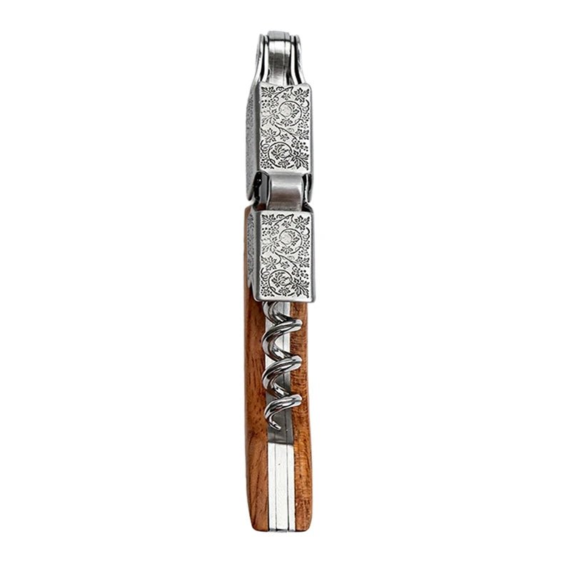 Professional Waiters Corkscrew,Wine Key with Ergonomic Wood Grip, Beer Bottle Opener, and Foil Cutter - Cozy & Co. Market