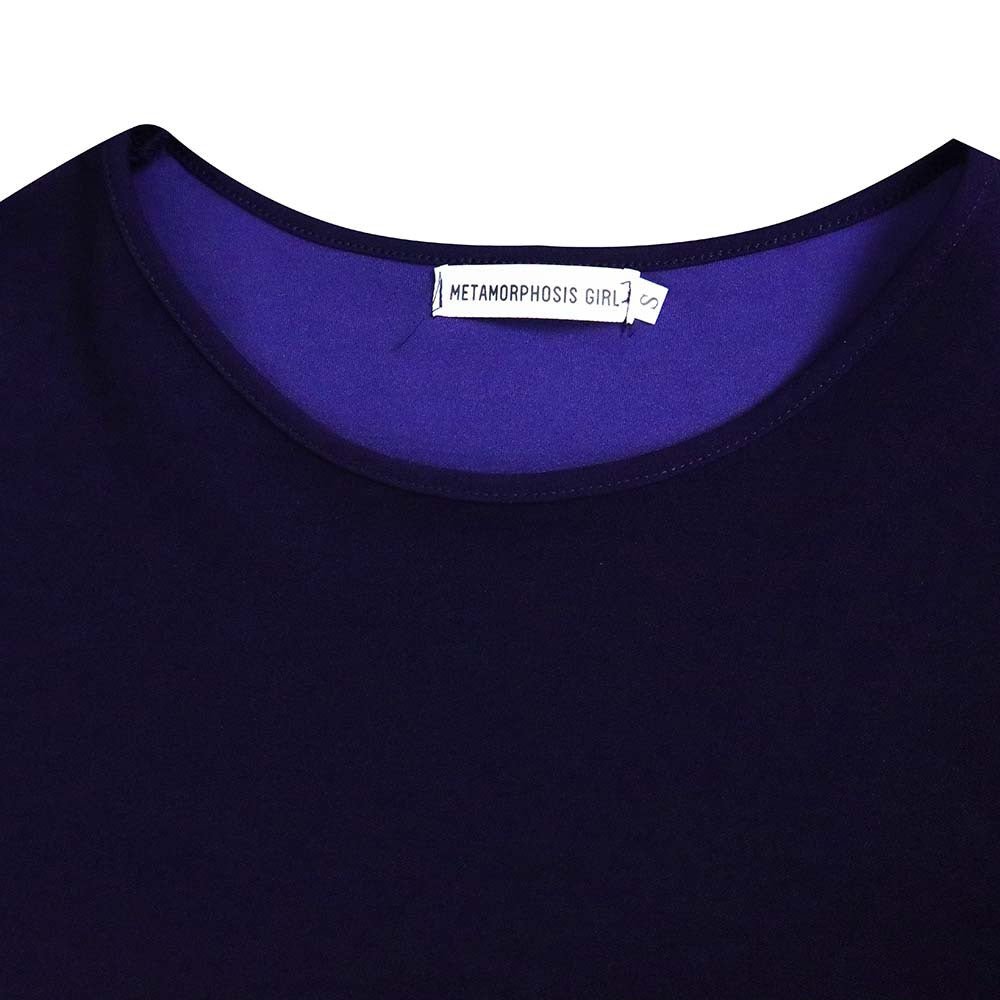 Q114 European and American women's 2025 summer new fashion round neck short sleeve solid color pleated elegant plus size African dress - Cozy & Co. Market