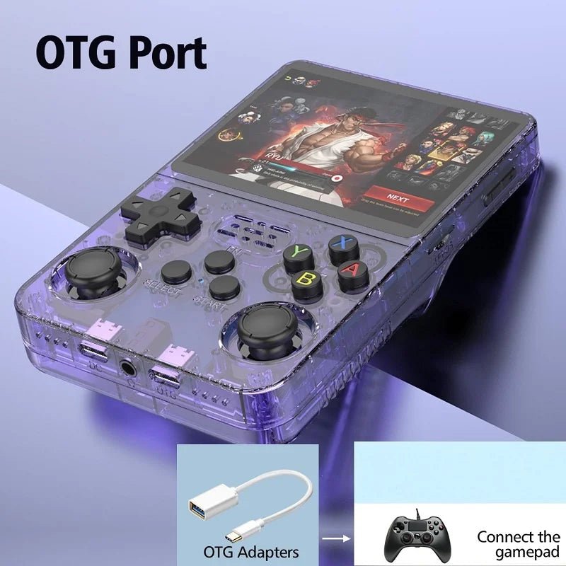 R36S Retro Game Console Arkos System 3.5" IPS Screen Portable Pocket Player 64GB 15000+128G 20000+ Games best Boy gifts - Cozy & Co. Market
