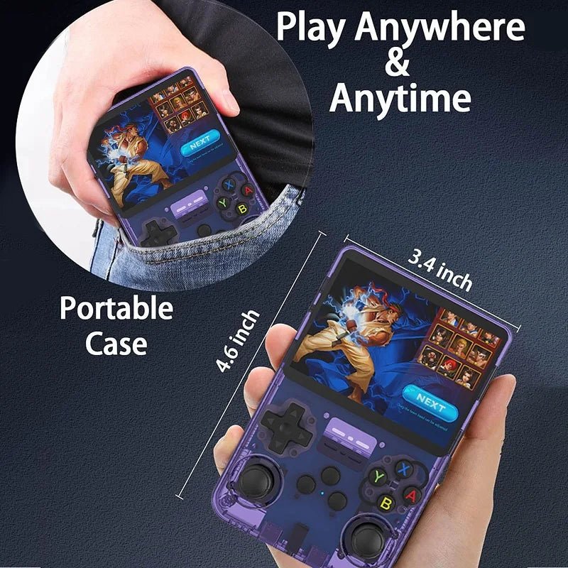 R36S Retro Game Console Arkos System 3.5" IPS Screen Portable Pocket Player 64GB 15000+128G 20000+ Games best Boy gifts - Cozy & Co. Market