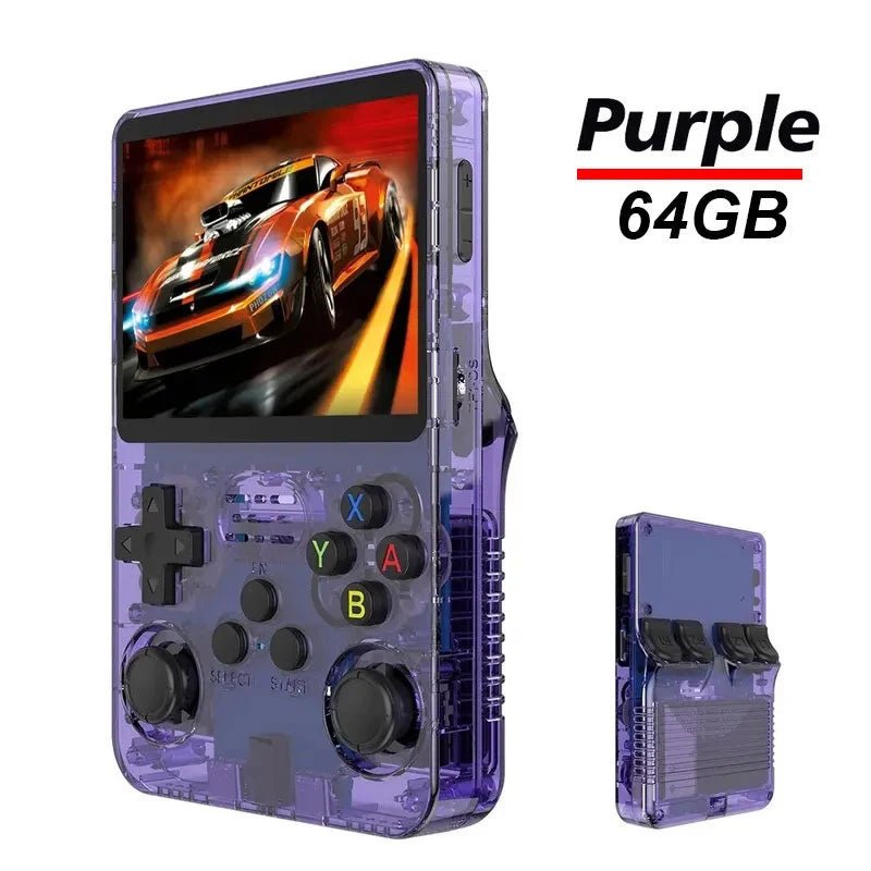 R36S Retro Game Console Arkos System 3.5" IPS Screen Portable Pocket Player 64GB 15000+128G 20000+ Games best Boy gifts - Cozy & Co. Market