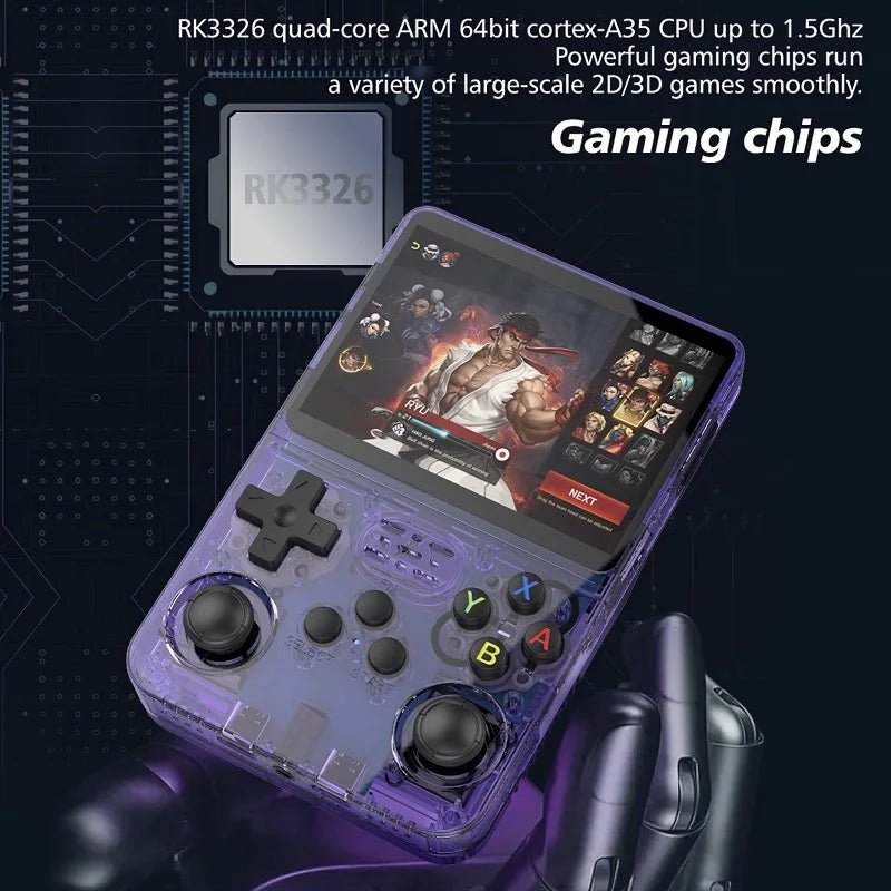 R36S Retro Game Console Arkos System 3.5" IPS Screen Portable Pocket Player 64GB 15000+128G 20000+ Games best Boy gifts - Cozy & Co. Market