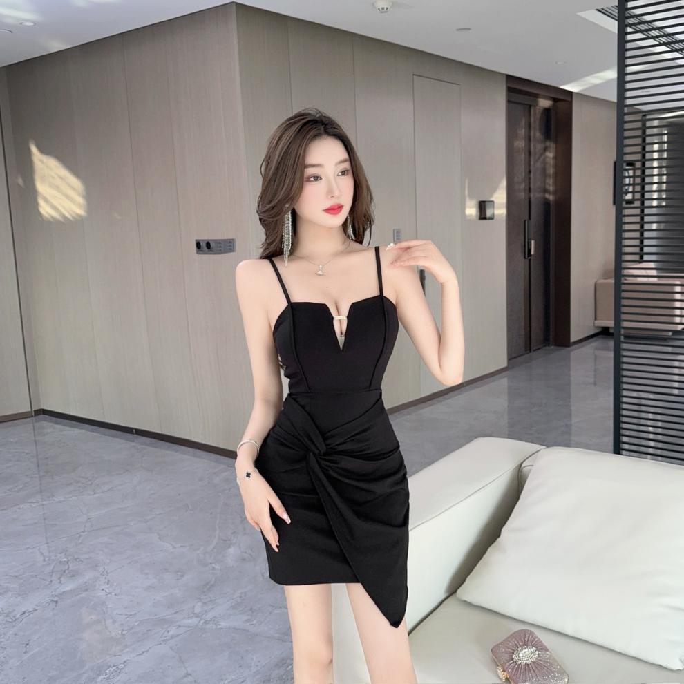 Real shot 8747 in stock foot bath pedicure technician dress sexy strapless low-cut irregular backless hip skirt - Cozy & Co. Market