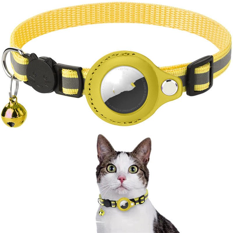 Reflective Collar Waterproof Holder Case For Airtag Air Tag Airtags Protective Cover Cat Dog Kitten Puppy Nylon Collar - Cozy & Co. Market