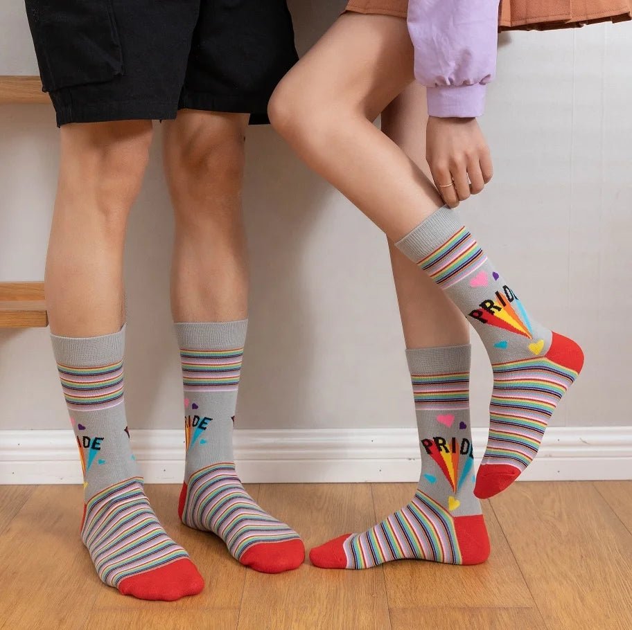 REMOULD Men Cotton Crew Happy Funny Crazied Colorful Dress Socks Wholesale With logo Hot Trendy Fancy Fruit Food Flower Socks - Cozy & Co. Market