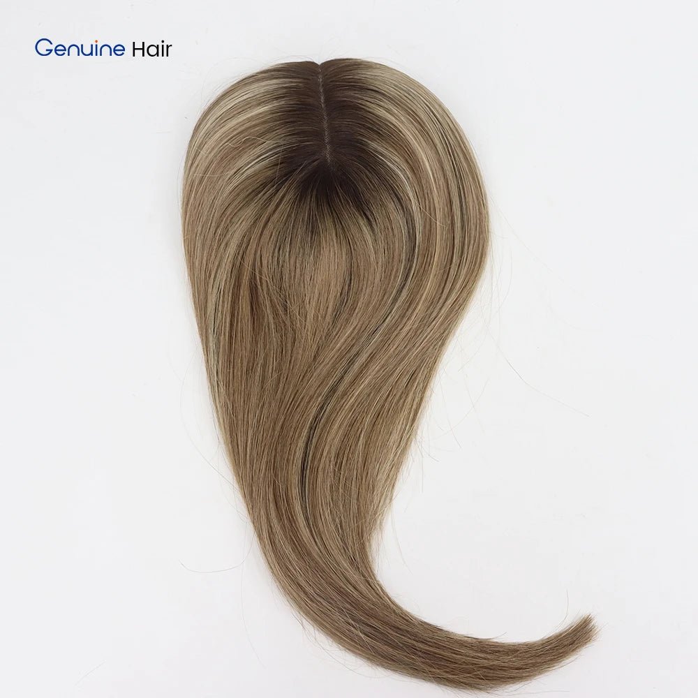 Remy Hair Topper — Blonde Straight 130% Density - Cozy & Co. Market