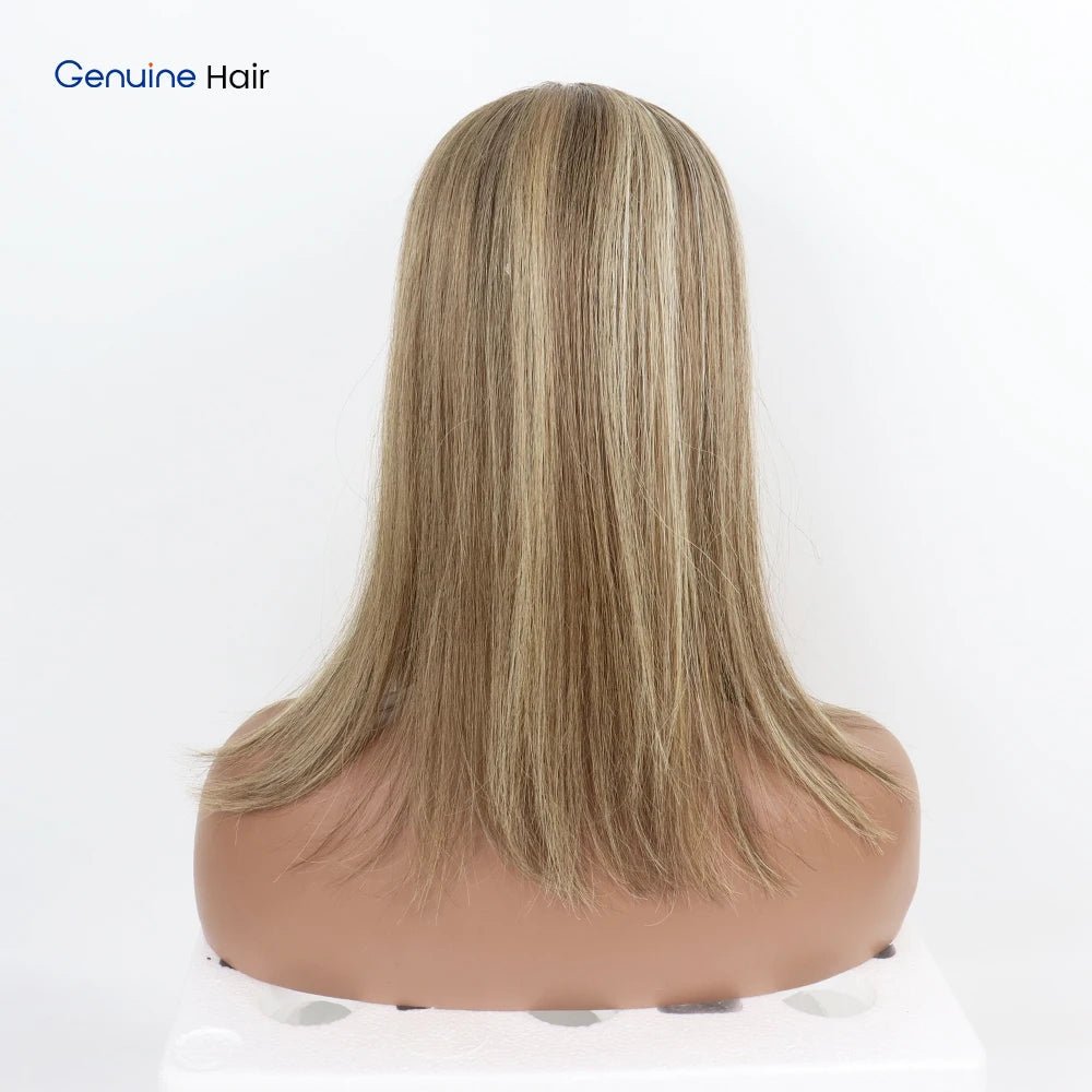 Remy Hair Topper — Blonde Straight 130% Density - Cozy & Co. Market