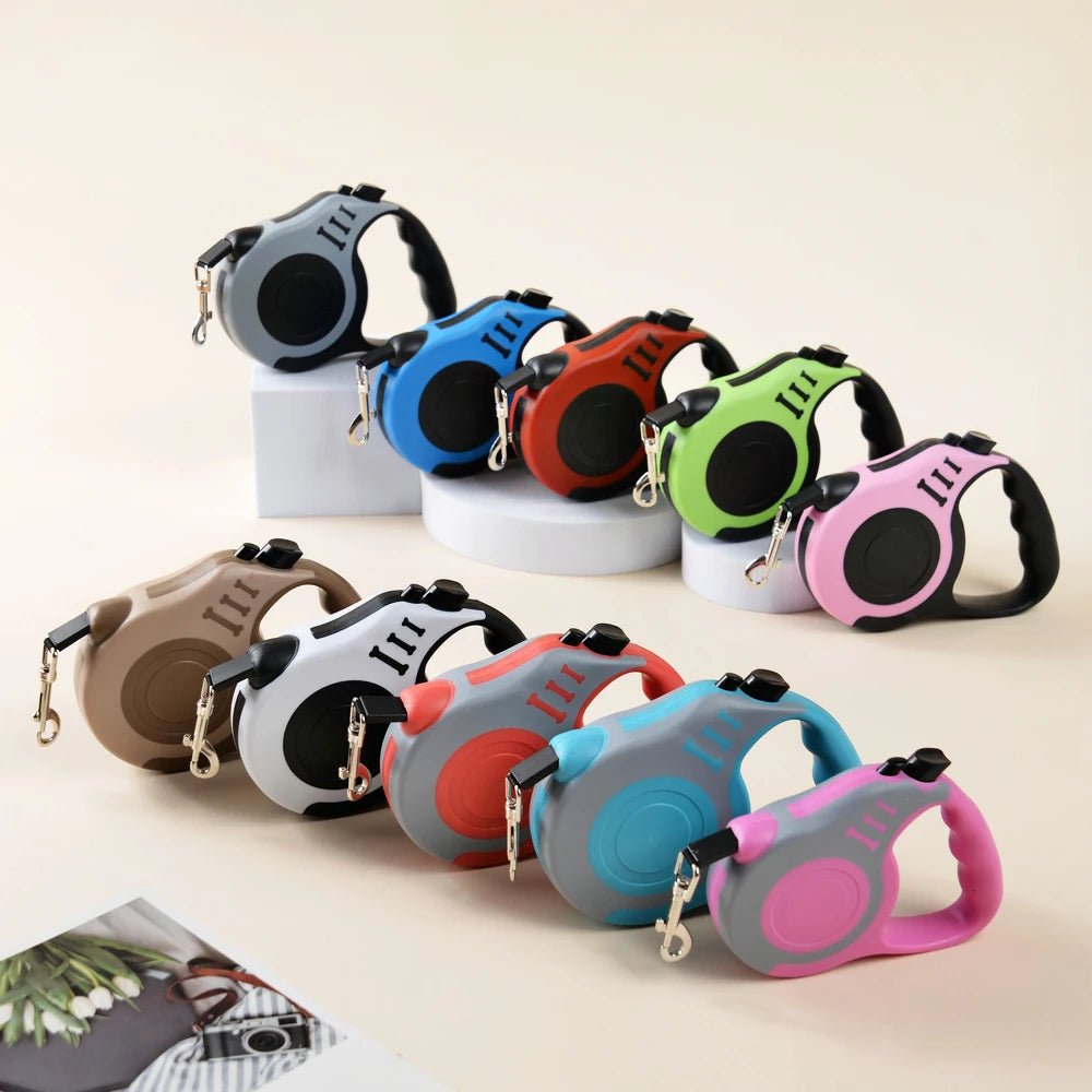 Retractable Dog & Cat Leash — Strong Nylon 3m or 5m - Cozy & Co. Market