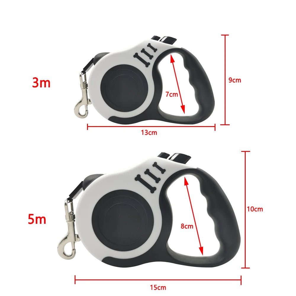 Retractable Dog & Cat Leash — Strong Nylon 3m or 5m - Cozy & Co. Market