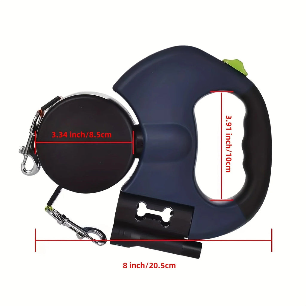 Retractable Double-End Dog Leash with LED Flashlight — 3M - Cozy & Co. Market