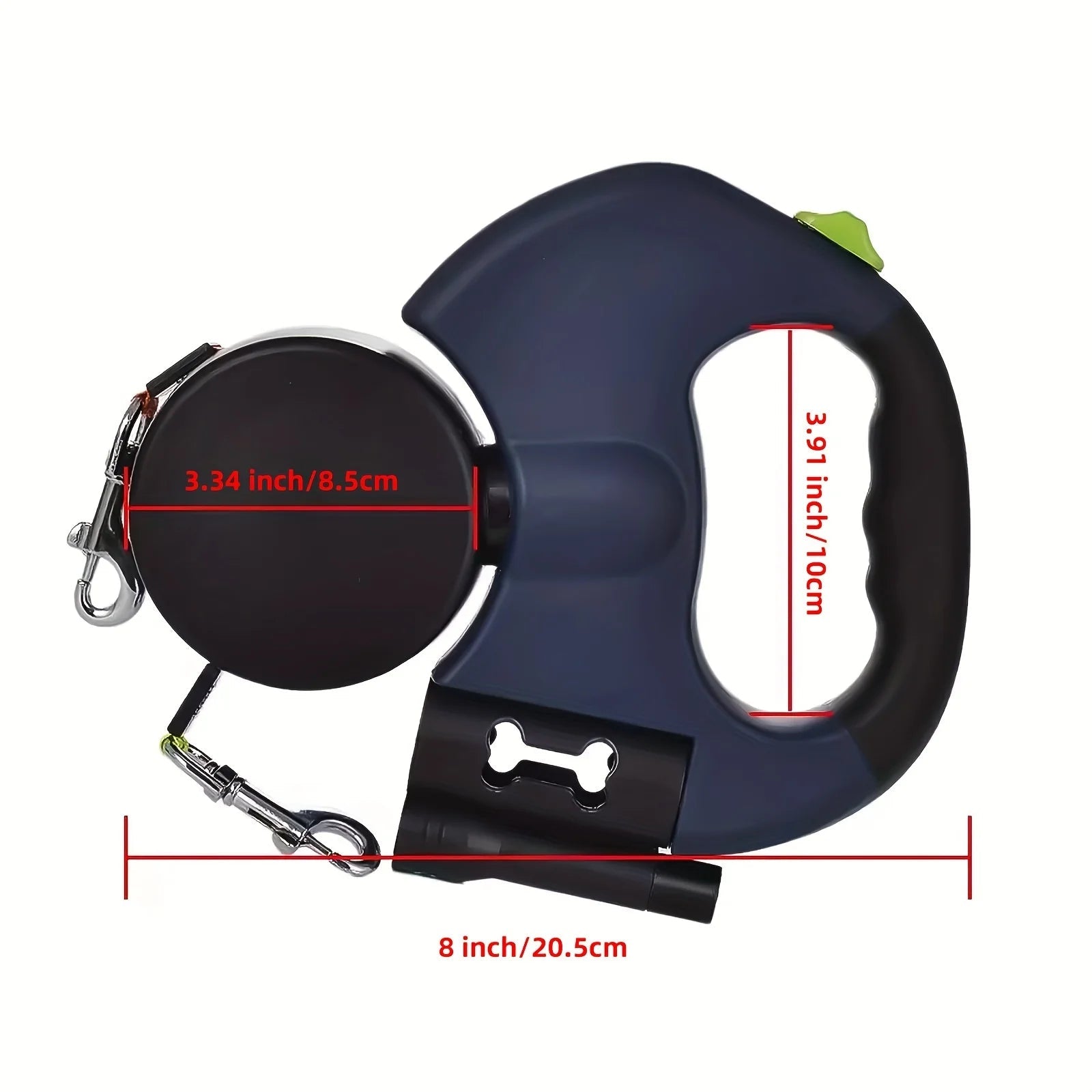 Retractable Double-End Dog Leash with LED Flashlight — 3M - Cozy & Co. Market