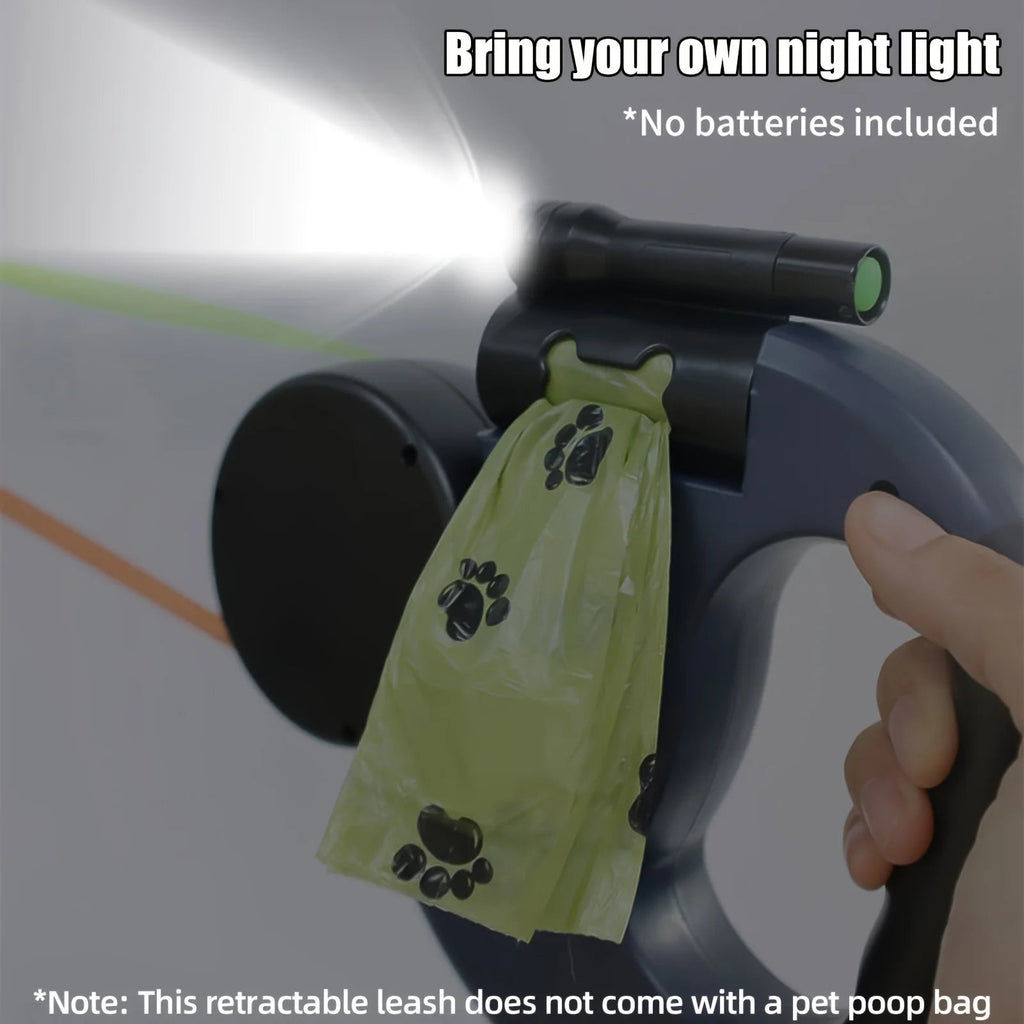 Retractable Double-End Dog Leash with LED Flashlight — 3M - Cozy & Co. Market