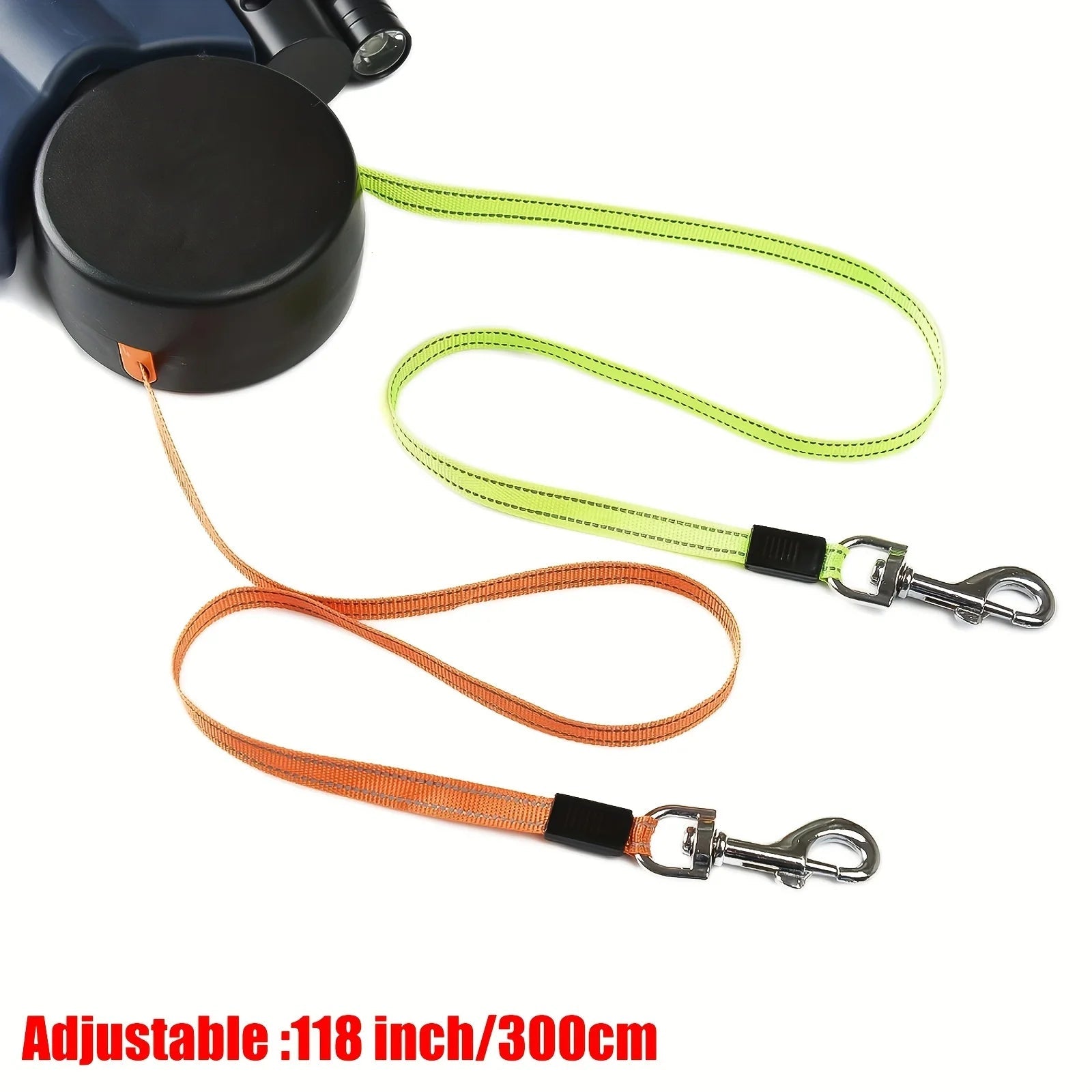 Retractable Double-End Dog Leash with LED Flashlight — 3M - Cozy & Co. Market