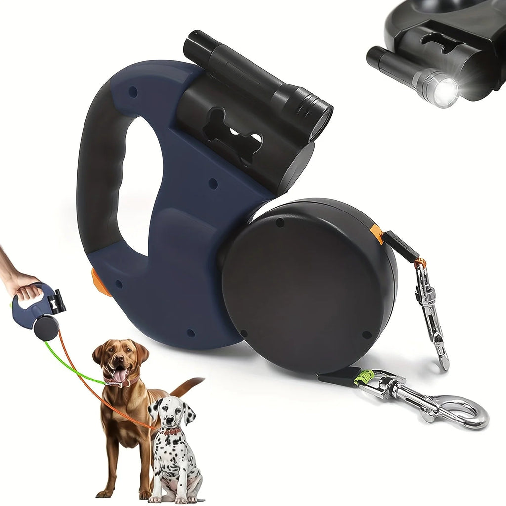 Retractable Double-End Dog Leash with LED Flashlight — 3M - Cozy & Co. Market