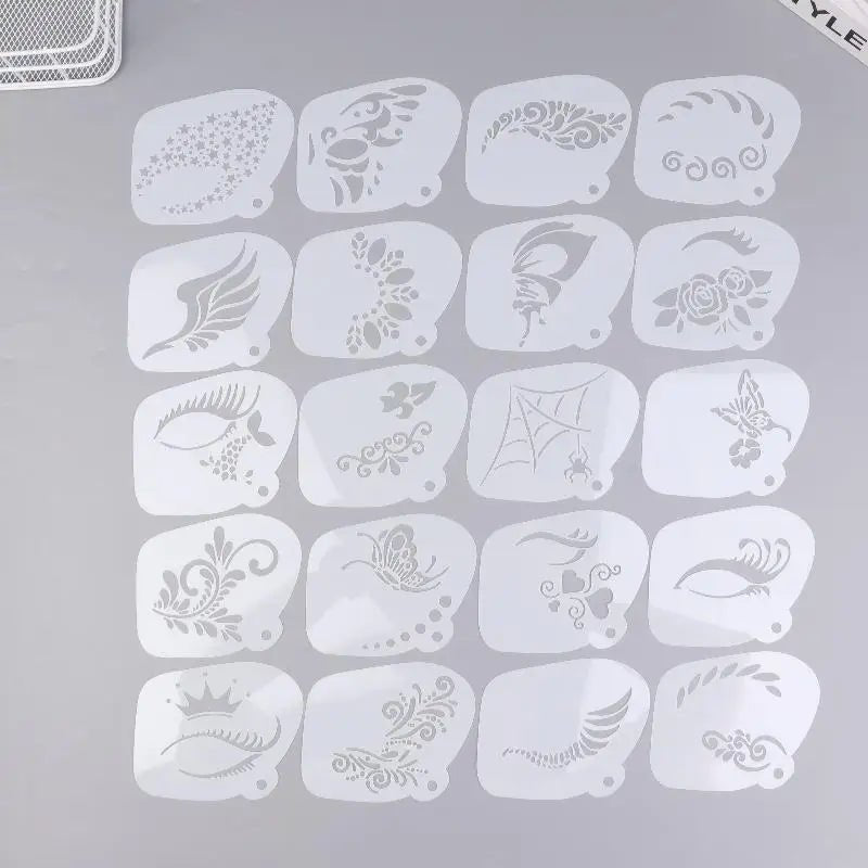 Reusable Face & Body Paint Stencils - Cozy & Co. Market