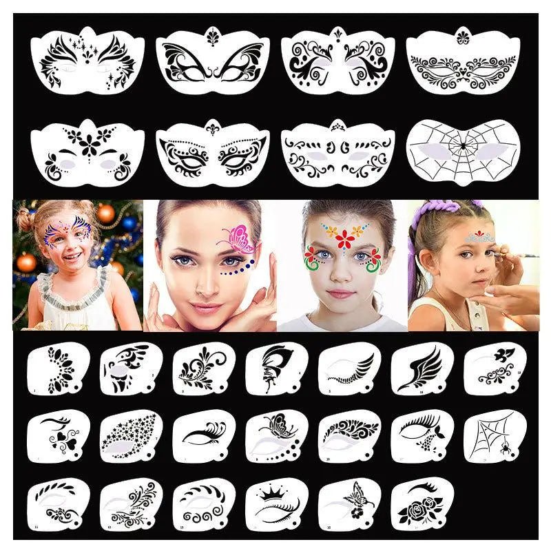 Reusable Face & Body Paint Stencils - Cozy & Co. Market