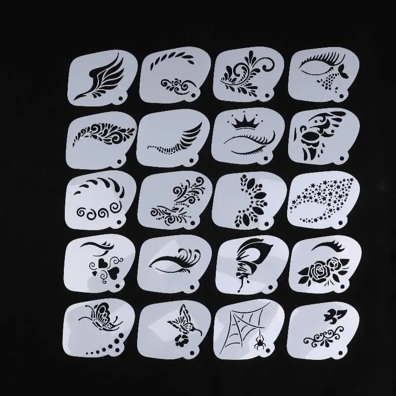 Reusable Face & Body Paint Stencils - Cozy & Co. Market