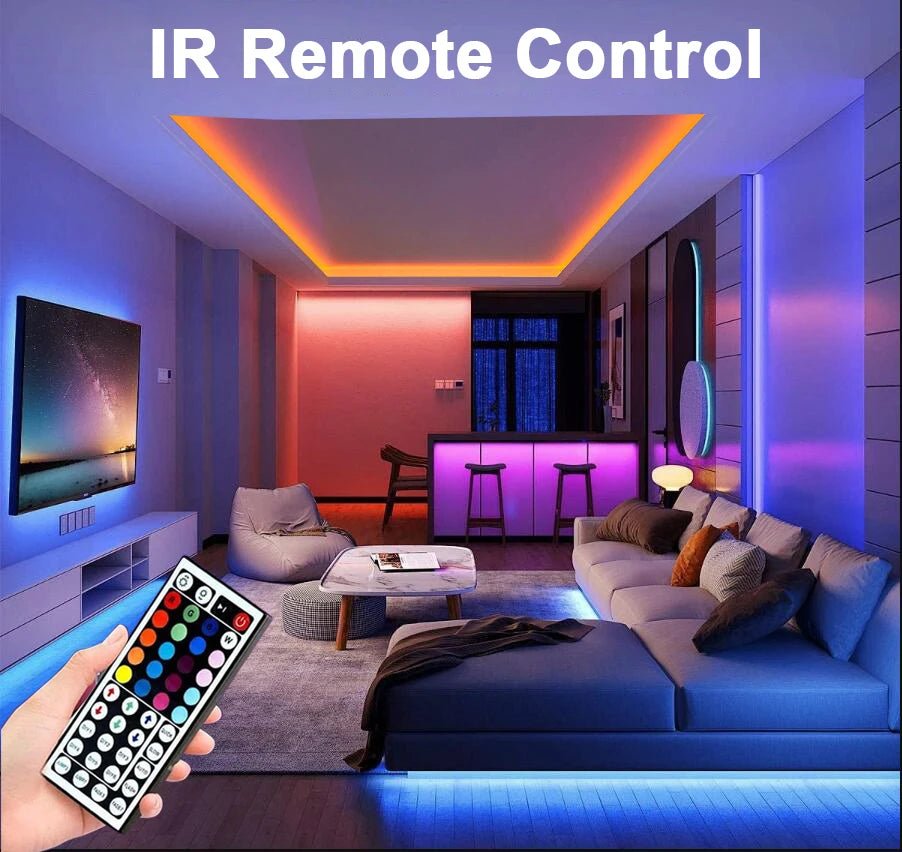 RGB Led Strip Lights 5m 10m 20m 30m Led Room Light with APP Control Flexible Ribbon Luces Led Tape for Room Bedroom Decoration - Cozy & Co. Market