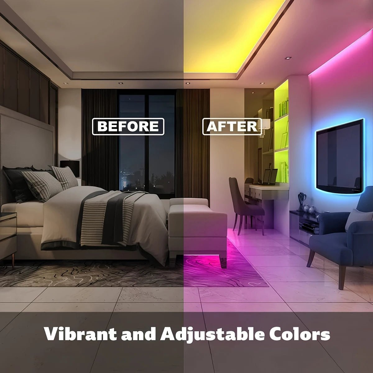 RGB Led Strip Lights with Remote Control Luces Led Room Light USB Flexible Ribbon for Room Decoration TV Backlight Diode Tape - Cozy & Co. Market