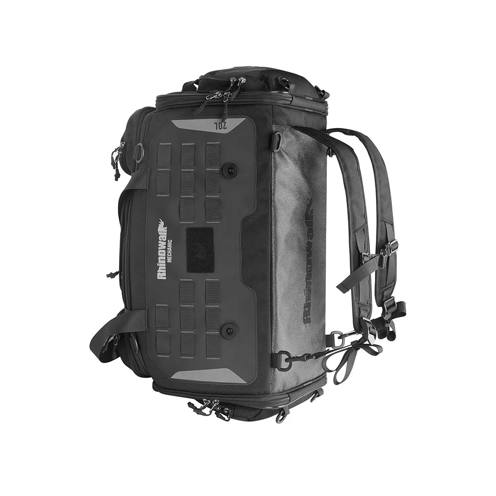 Rhinowalk Mechanic 50-70l Motorcycle Tail Seat Bag Pack Adventure Large Rear Luggages for ADV Long Distance Touring Saddlebag - Cozy & Co. Market