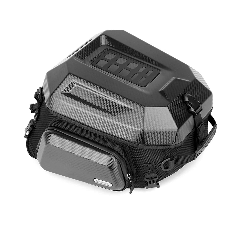 Rhinowalk Waterproof 23L-35L Motorcycle Tail Bag Hard Shell Expandable Rear Seat Bags for Motorbike Adventure - Cozy & Co. Market