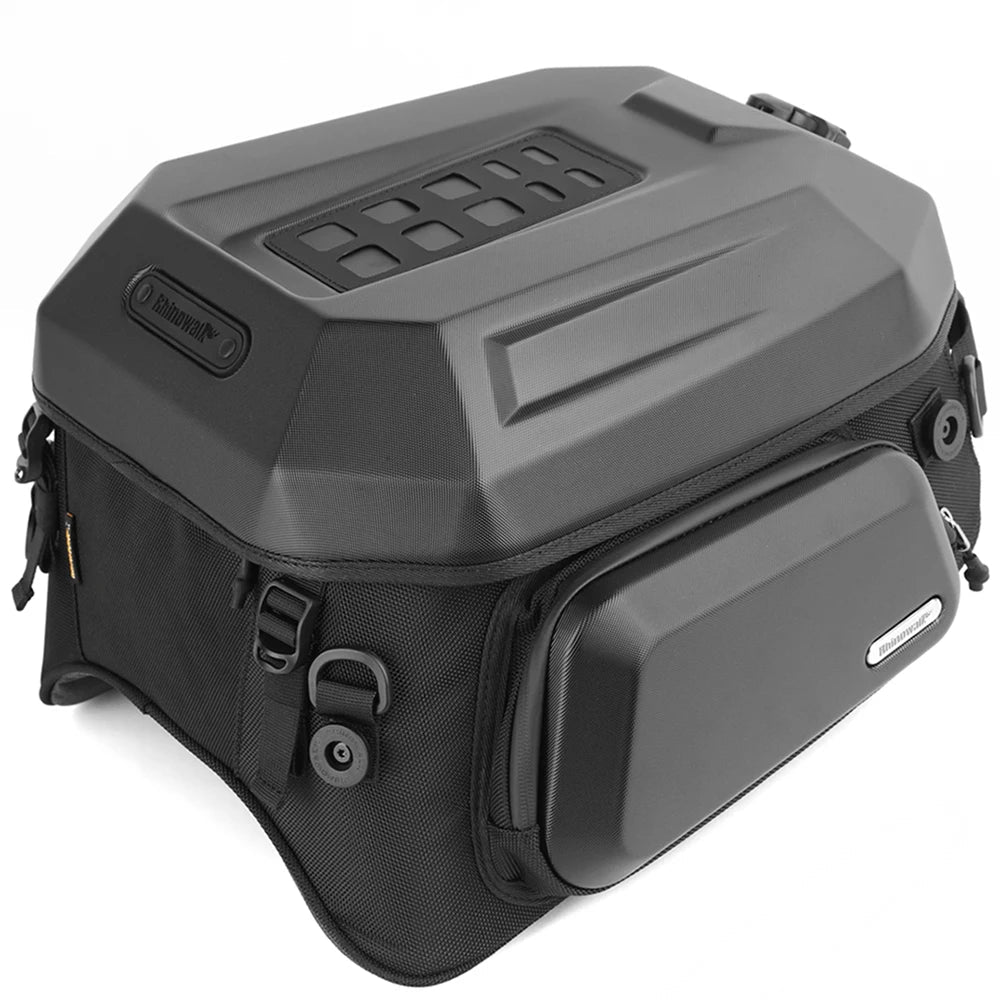 Rhinowalk Waterproof 23L-35L Motorcycle Tail Bag Hard Shell Expandable Rear Seat Bags for Motorbike Adventure - Cozy & Co. Market