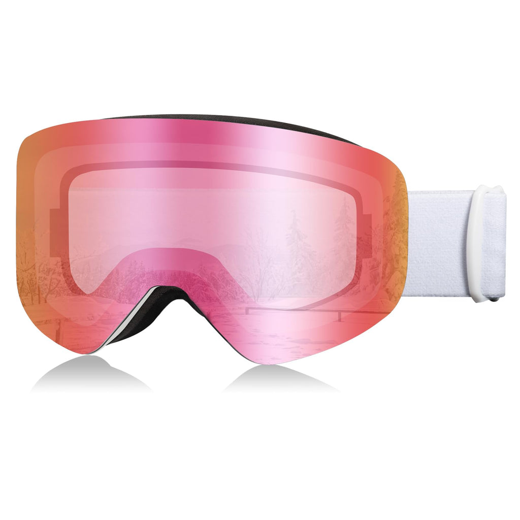 RIGWARL Ski Goggles Women Men 100% UV Protection Anti Fog Snow Goggles OTG Helmet Compatible Snowboard Goggles for Adult - Cozy & Co. Market