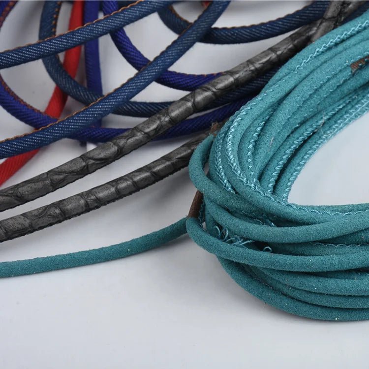 Round Leather Rope — Suede Microfiber Cord for Bags, Hoodies & Shoelaces (3–15mm) - Cozy & Co. Market