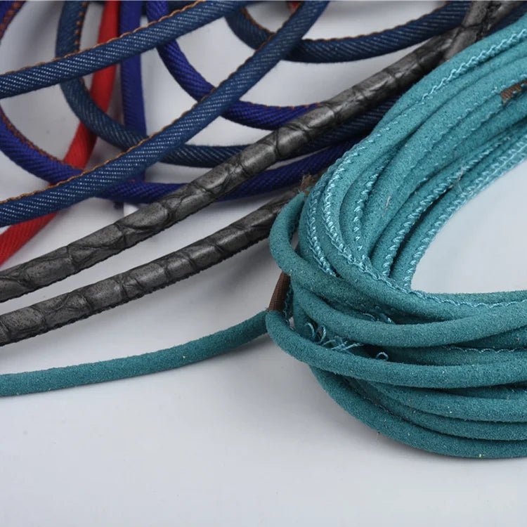 Round Leather Rope — Suede Microfiber Cord for Bags, Hoodies & Shoelaces (3–15mm) - Cozy & Co. Market