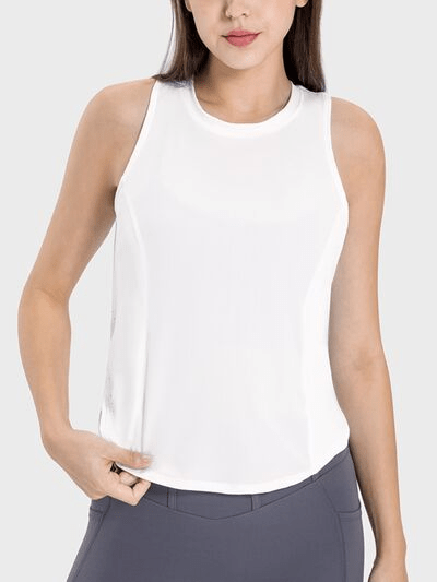 Round Neck Active Tank - Cozy & Co. Market