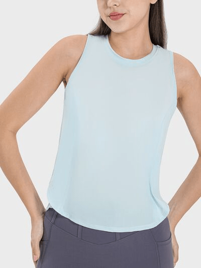 Round Neck Active Tank - Cozy & Co. Market