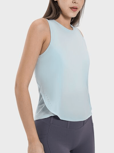 Round Neck Active Tank - Cozy & Co. Market