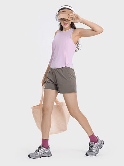 Round Neck Active Tank - Cozy & Co. Market