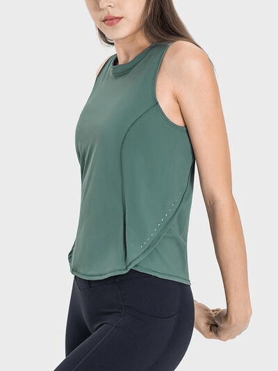 Round Neck Active Tank - Cozy & Co. Market