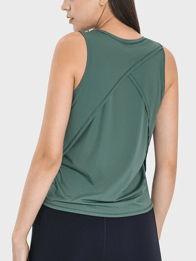 Round Neck Active Tank - Cozy & Co. Market